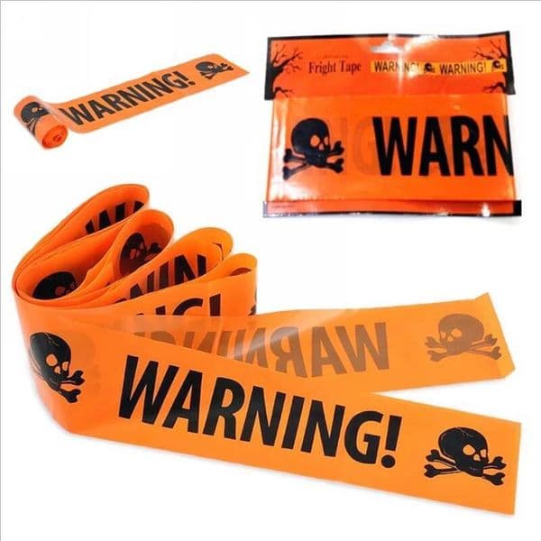 NEW 1PC Props Window Prop line Plastic Skull Head Warning Tape Signs Halloween Decoration Witch Balloons lot ddmythur