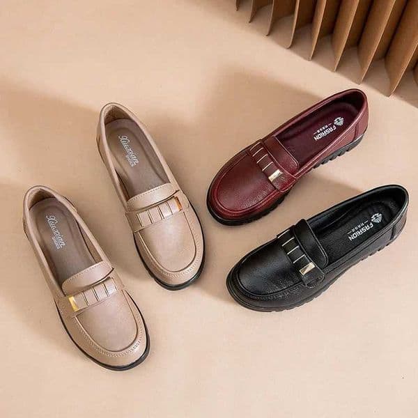 Fi Women Leather Breathable Ladies Comfortable Ballet Flats Shoes Fi Slip Shallow Loafers Office Flat Boat ShoesXJ250919