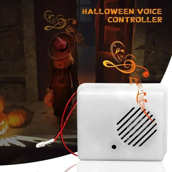 Halloween Scream Speaker Horror Screaming Tricky Voice-activated Props Scary Sound Sensor For Party Decoration ddmythur