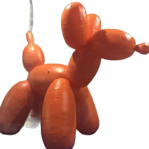Wonderful Giant PVC Inflatable orange Balloon Dog Model with blower For Park Decoration and Advertising