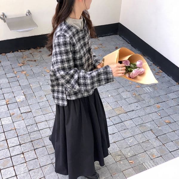2026 French style women s medium long double sided wool coat autumn and winter small size loose high length design windbreaker tailcoat