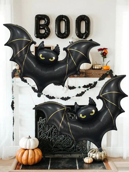 12pcs Large Scary Bat Balloon Halloween Party Birthday Decoration Bat Horror Theme Party Can Be Hung Bat Outdoor Decoration 250919BJ