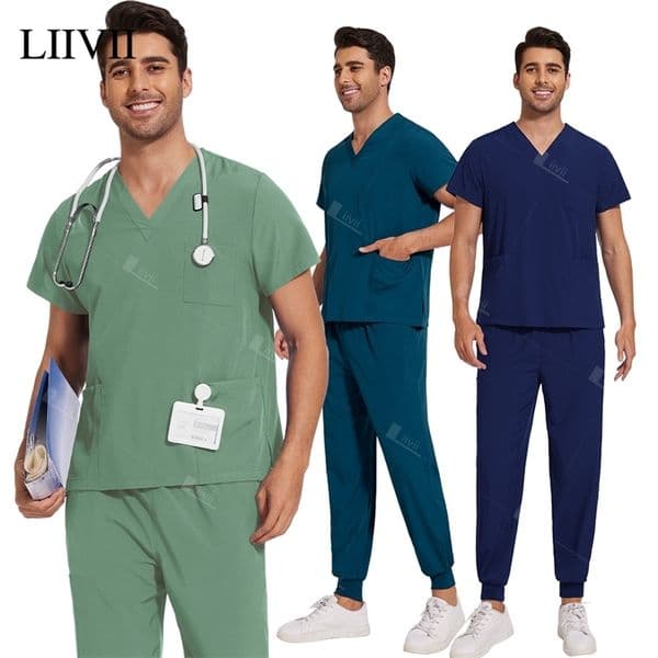 Doctor Nurse Workwear Scrubs Uniforms Women Men Jogger Set Hospital Accessories Operating Room Wholesale Price250918