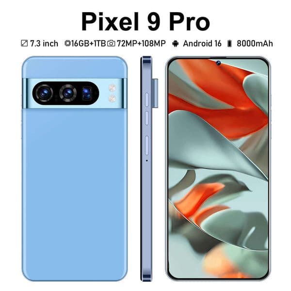 Pixel 9 Pro XL 7.3inch OLED 16GB RAM 128/256GB ROM NFC Octa Core Google Tensor G4 Original Unlocked 5G Cell Phone smartphone