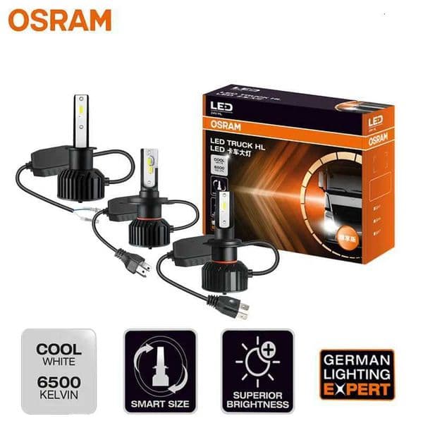 OSRAM 24V LED H1 H4 H7 TRUCK HL Pro Headlight 90W 6500K Super Bright White Car LED Truck Lamps Retrofit Bulbs Pair X250920