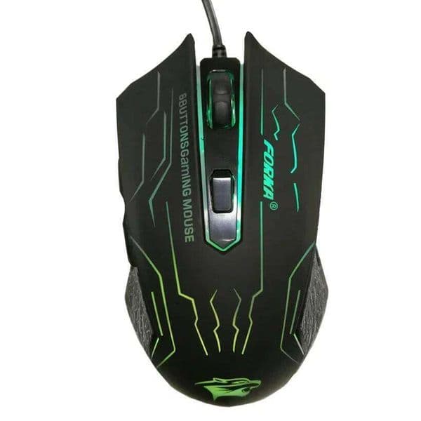 USB Wired Gaming 6 Buttons 3200Dpi Mute Optical Computer Mouse Gamer Mice For PC Laptop Notebook Game
