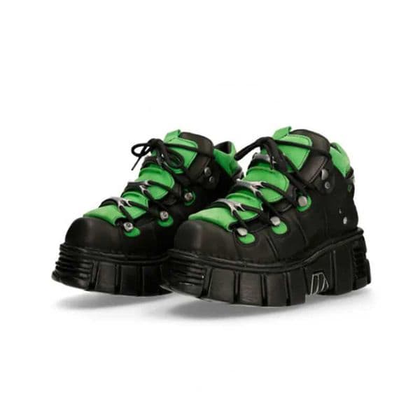 Punk Style Elite Beauty Sneakers High Top Retro Versatile Casual Shoes Metal Bottom Thick Bottom Height Boosting Running Shoes W250920