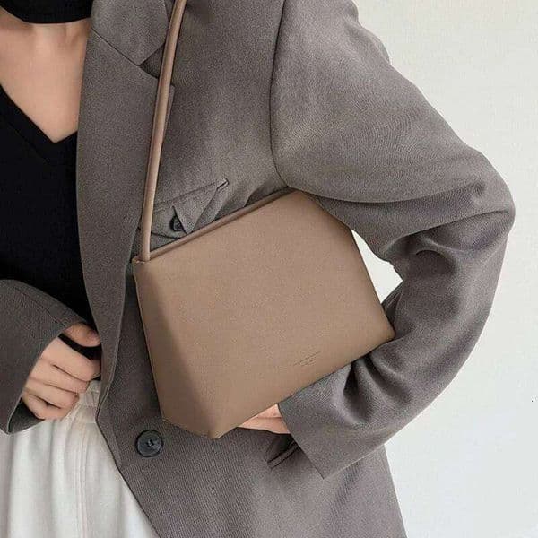 Vintage Genuine Leather Crossbody Bags For Women 2024 Designer Female Small Shoulder Underarm Bag Armpit Handbags And Purses Mdng0917