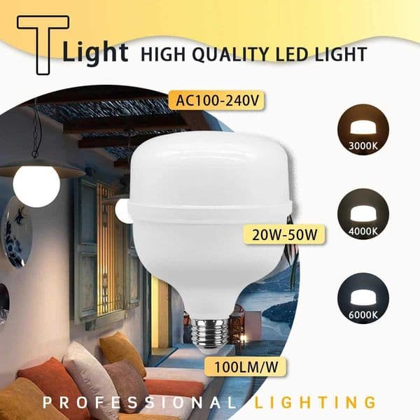 25pcs LED Bulb AC 110V 220V E27 LED lamp 20W 30W 40W 50W Lampada LED Light Bombilla Spotlight Lighting Lamp for home derection X250920