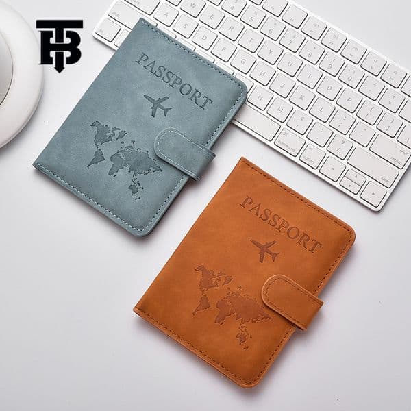TB BHULAMTE Free Shipping New Designer Women's Bag PU Leather Passport Cover Magnetic Buckle Passport Clip Multifunctional Anti Magnetic Anti-theft ID Card Clip