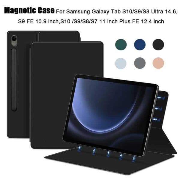 Magnetic Case For Galaxy Tab S10 S9 S8 S7 11 Plus FE 124 131 inch Stand Cover S10 S9 FE 109 Funda With Pencil Holder Z250922