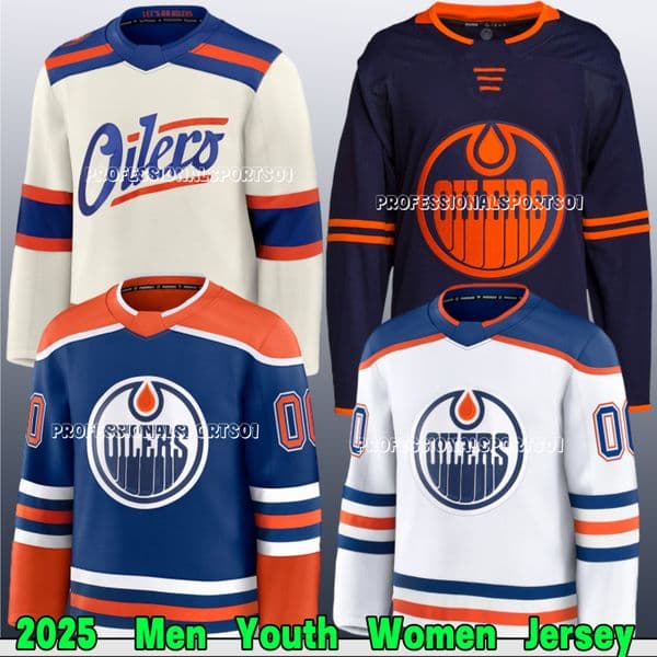 edmonton hockey oilers jersey #97 McDavidC Leon Draisaitl Zach Hyman Patrick Kane Ryan Nugent-Hopkins Jersey