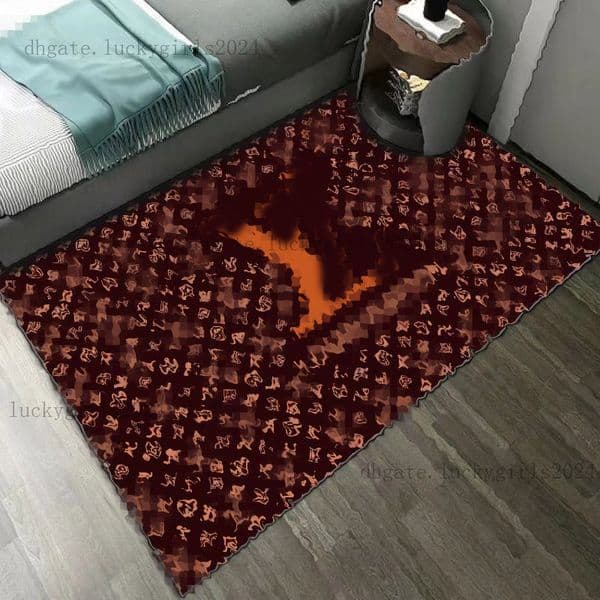ic tag luxury vintage living room carpet Table mat Cloakroom floor mats bedroom rug unisex designer fashion rugs C251007 W251011