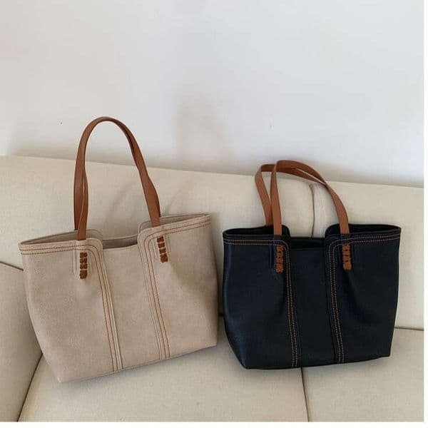 Elephant Pattern Fashion Simple Tote for Women 2025 New Large Capacity Commuter Casual Handbag Shoulder Bag