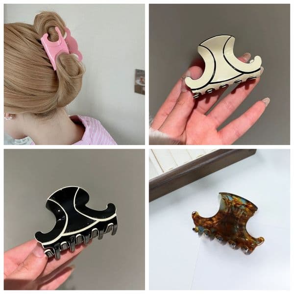 Designer Headwear Barrettes Classic Luxury Letter Clamps Shark Hair Clip Women High Quality HairJewelry Mixed Colors