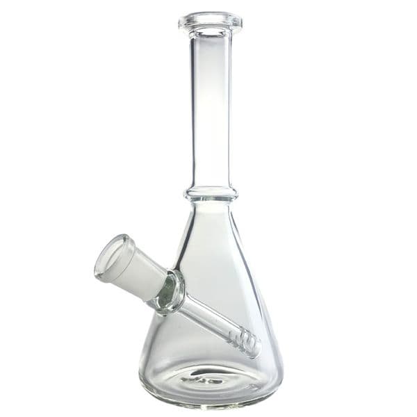 Goodsstore 14mm Female Medium Glass Water Bongs 6 Inch Thick Glass Straight Mini Recycler Smoking Bong