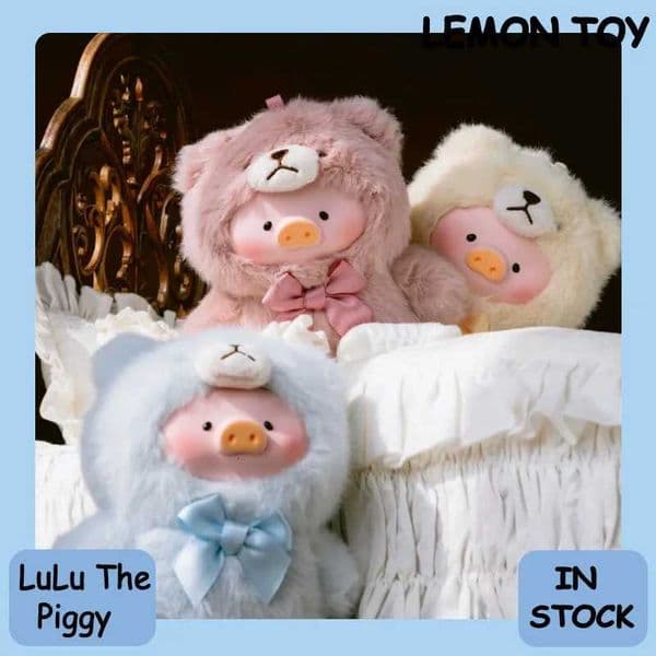 Genuine Lulu The Piggy Teddy Lulu V1 V2 Series Blind Box Anime Doll Collection Desktop Ornament Fashion Trend Gift Pendant Toys X250923