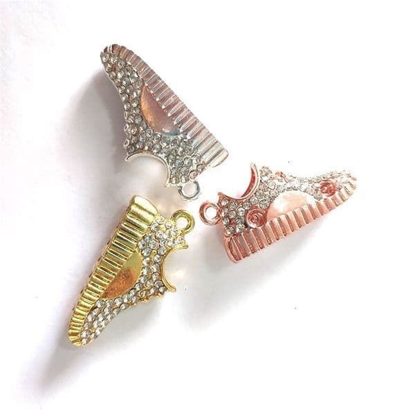 Charms 10pcs High Heel Mixed color Shoe Charms Fit For DIY Jewelry Making S0048~S0050 230907