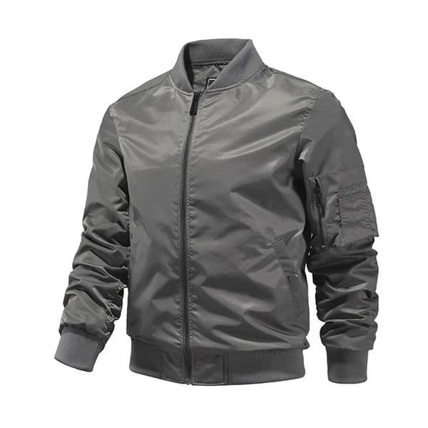 Spring Summer Bomber Jacket Men Solid Color Fashion Baseball Jackets In Outerwears for S5XL 250807