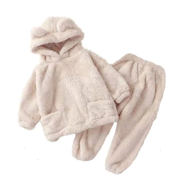 2pcs Plush Warm Home Pajamas Set Nontoxic Odorless And Hypoallergenic Baby Boys Girls Safe 231220
