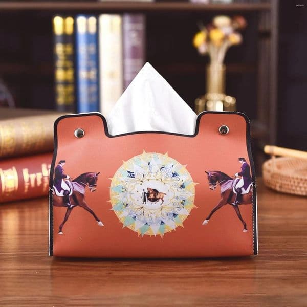 Tissue Boxes Designer Box Vintage Desktop Bedroom Room Coffee Table Paper Leather Car Universal Storage