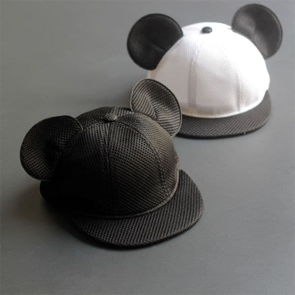 Topi Bisbol Bayi Telinga Besar Panda Lucu Topi Pantai Kartun Cantik Luar Ruangan Musim Panas Anak Lakilaki Perempuan Topi HipHop Mode 220611