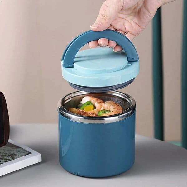 Insulated Lunch Container With Wide Mouth Breakfast Soup Cup Thermos Food Jar Stainless Steel Vacuum Lunch Box For Kids Adults 240827