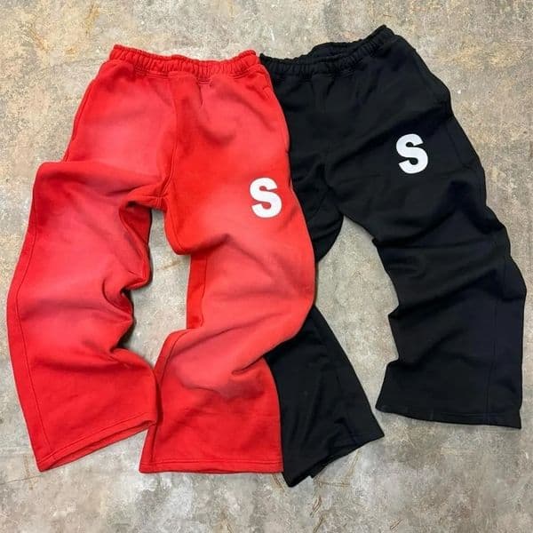 Streetwear Baggy Casual Pants Y2K Retro Simple Sweatpants Pants Men Women Harajuku Hip Hop Letter Jogging Wide leg Trousers 240701