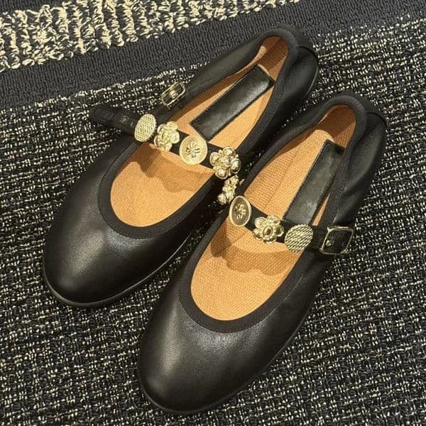 Retro Style Women Mary Jane Shoes Fashion Shallow Mix Colors Ladies Outdoor Comfort Soft Sole Flats Shoes 250809