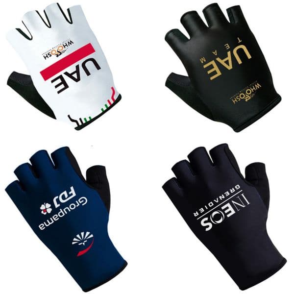 UAE Cycling Gloves Half Finger Team Men Women Road Bike Running Fitness Gym Riding Bicycle Sports w250917BJ