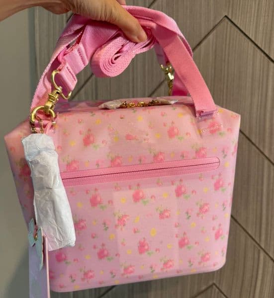 New Floral Julienne Mini Soft Cooler Floral Lunch Bags Boxes All Day 40 oz Cups with Strap Tumbler Crossbody Bag with Phone Pocket Accessories 0923