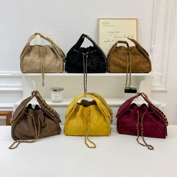 mirror quality 25 hobo bag 25c handbag designer bag master medium tote bag with drawstring women clutch chain shoulder purse luxury bags