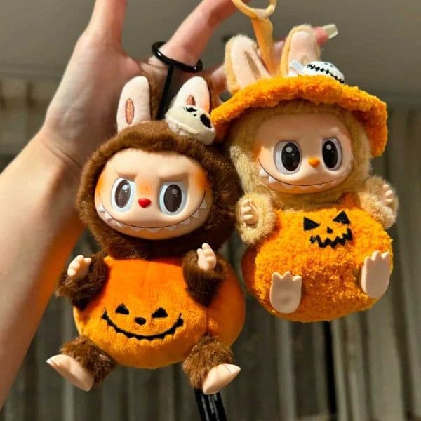 Pumpkin Halloween SetChristmas Tree Star Dress for 30 Labubu Doll Outfit Cute Protective Shell Accessories Holiday Gifts X250923