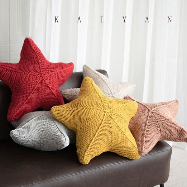 2026 Decorative Cushion Children's Room Pillow Cream French Style Milk Coffee Color Series New Knitted Wool Sofa Free Shipping