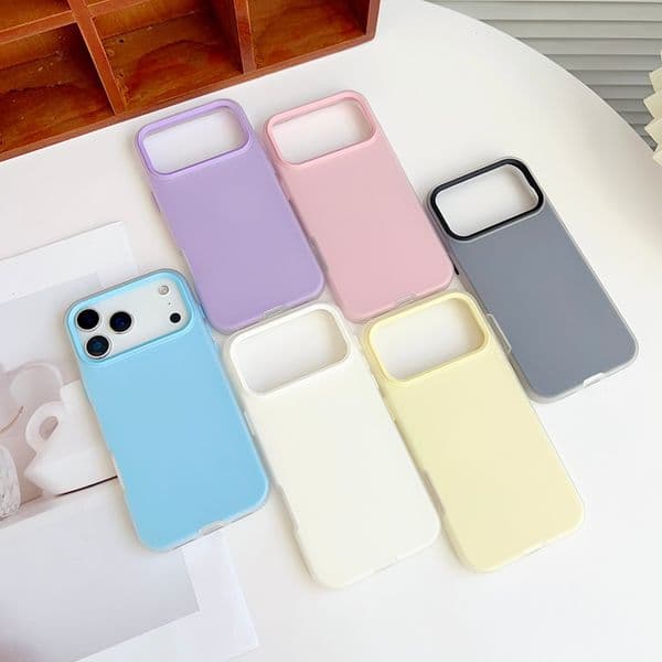 3in1 Hybrid Layer Shockproof Cases For iPhone 17 Air 16E 16 15 14 13 Pro Max 12 11 Iphone17 Frosted Matte Feel Hard PC Soft TPU 3 in 1 Mobile Phone Back Skin
