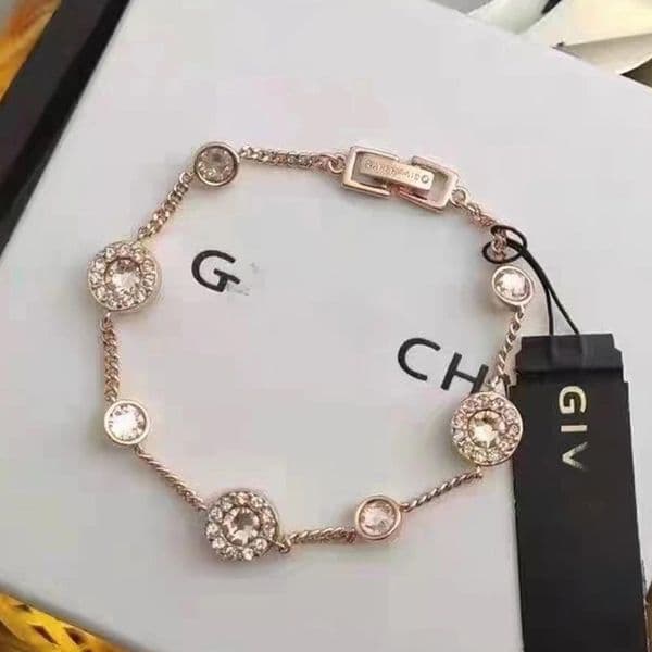 High Version Row Diamond Bracelet Lady Designer Starry Single Crystal Elegant Wristband Blue Women bangle Jewelry Gift Q260509