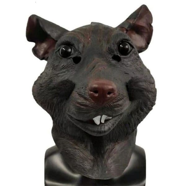 Funny Cartoon Rat Animal Mouse Latex Mask Cosplay Party Fancy Dress Novelty Masquerade Zoo Props 240712