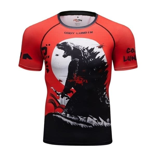 Cody Lundin Men's Running T-Shirts Quick Dry Compression Sport Fitness Gym Shirts Men Jersey Sportswear 210707