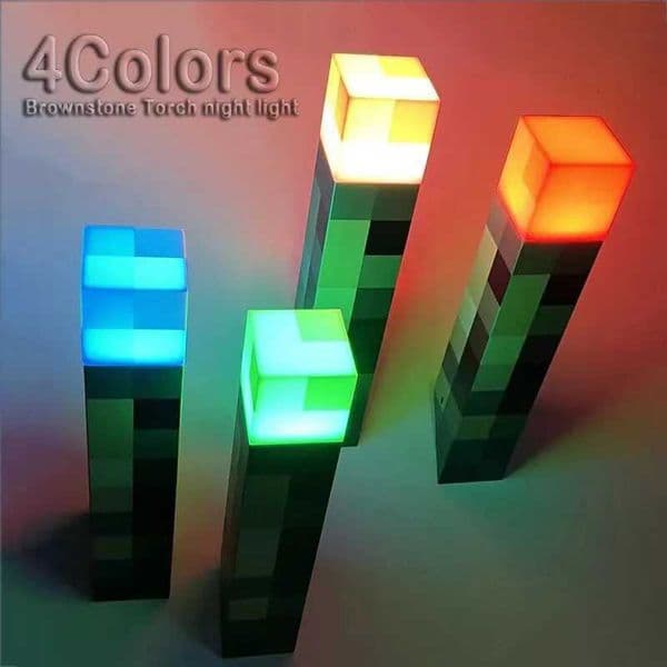 Brownstone Flashlight Torch Lamp Bedroom Decorative Light LED Night Light USB Charging with Buckle 11inch Children Gift X250924