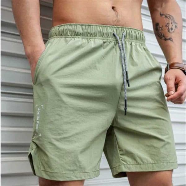 Men Hot Shorts Light Weight Thin Short Pants Running Squat Fitness Shorts Men GYM Wear Quick-drying Drawstring Shorts Z260514