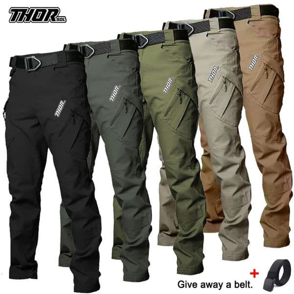 THORSOL Cycling Long Pants Mens Road Racing Mountain Bike Trousers Motocross Bicycle Bottoms Mtb Enduro Pant Pantalon Ciclismo 250214