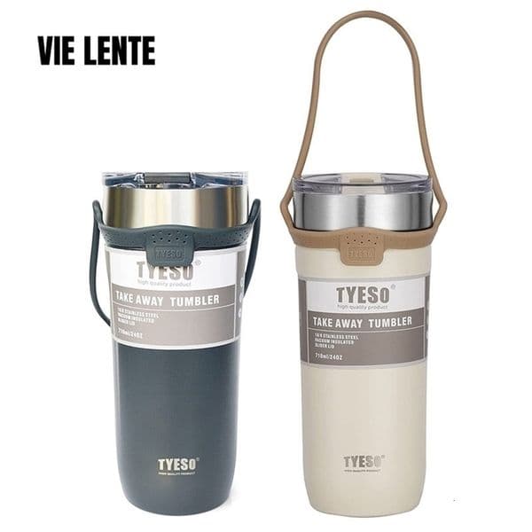 Water Bottles 304 Stainless Steel Thermos with Lid Double Wall Vacuum Insulated Travel Coffee Mug Beer Thermal Cup Cold Drinks Tumbler 221008