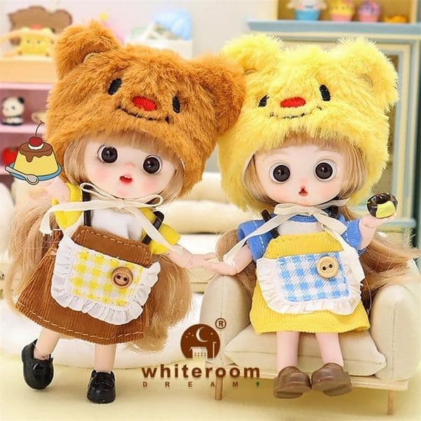 Ob11 Bjd Doll Boy Mini doll Anime Obitsu11 Clothes Dolls For Girls Toys Pig Face Piggy Ball-jointed Baby Toy Animal Form Gift 240926bj