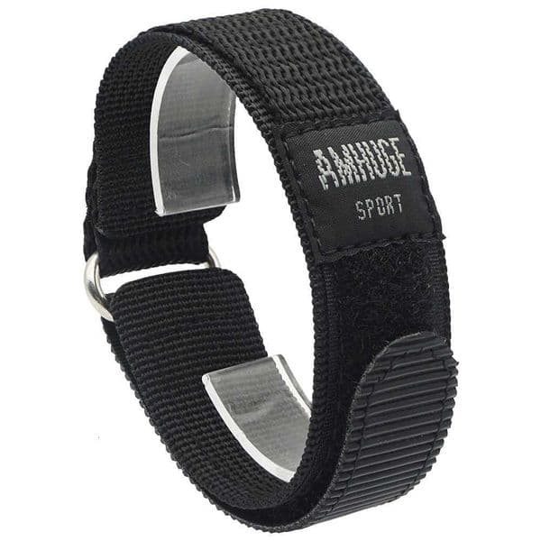 AMHUGE 18mm 20mm 22mm Hook Loop Nylon Sport Watch Band Waterproof and Outdoor Watch Strap With Stainless Steel Buckle Z250924