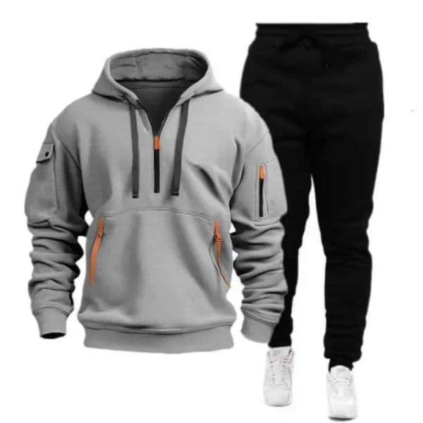 Mens Tracksuit Casual Classic Hooded Sweatshirt Jogging Clothing High Quality Simplicity Versatile Tops Pants Suit RunningXJ250924