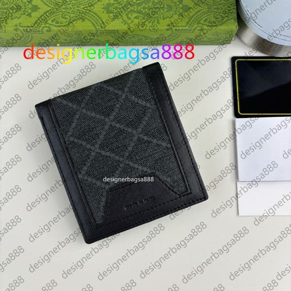 Top luxury Designer Men's Wallet Leather Credit Card Holder High Quality Classic Cash Clip Coin Pocket Purse Long Term Business Double Fold Bestselling Wallets 24 SS