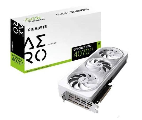 Brand New NVIDIA GeForce RTX 4070 TIAERO OC 12G GPU Desktop PCI Express Interface HD DP DisplayPort Output 8GB Video Memory Fan