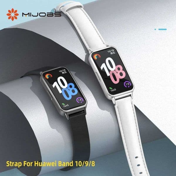 For Band 10 Strap For Band 9 8 Watch Band Soft Leather Wrist Strap For Band 8 Smart Bracelet Repalcement Z250924