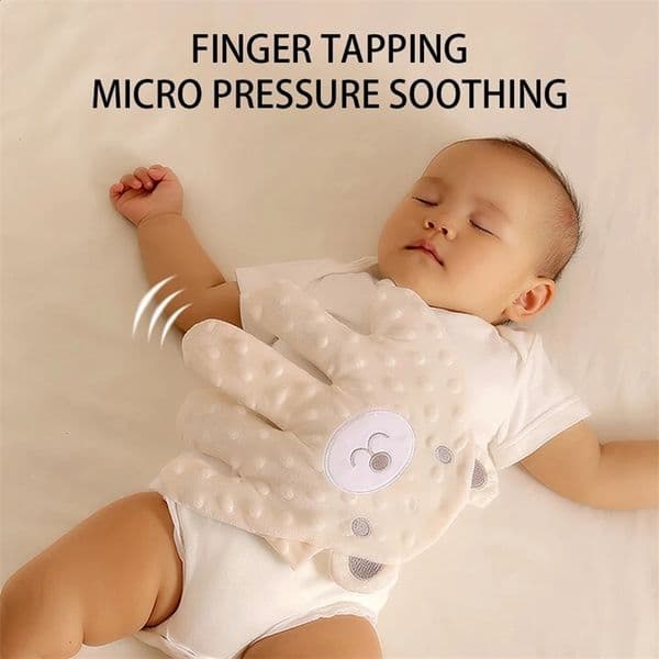 Soothing Baby Sleep Aid Pillow Babies Soothing Palms Baby Sleep Aid Infant Calming Sleeper Remote Control Hand Palms for Toddler 250411bj