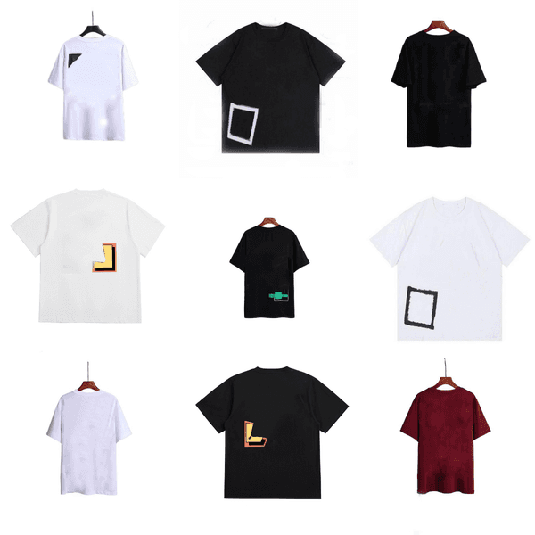 designer tshirt graphic tee mens womens t shirt high-quality version t-shirt womens designer clothing loose tees tops man casual street graffiti shirt US Size S-XL